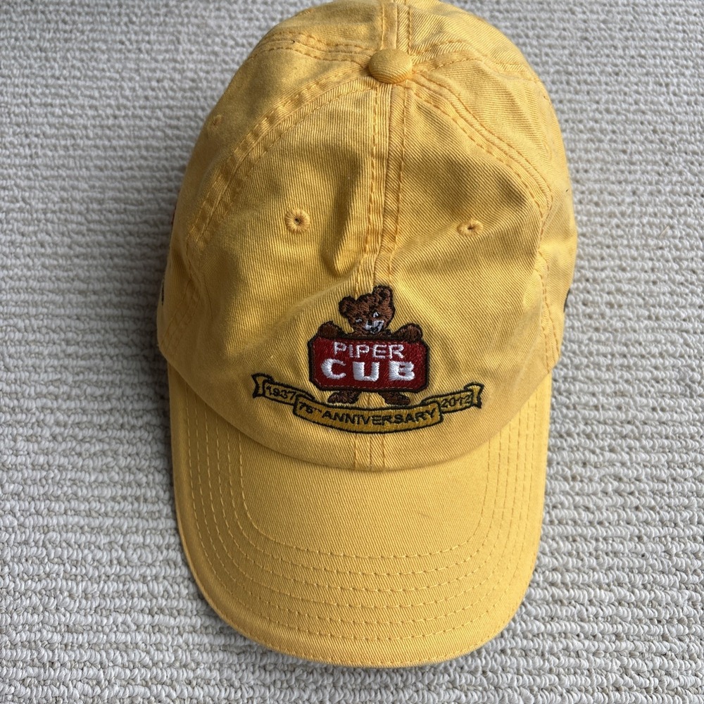 Piper Cub 75th Anniversary 2012 Strapback Baseball Hat Cap Adjustable